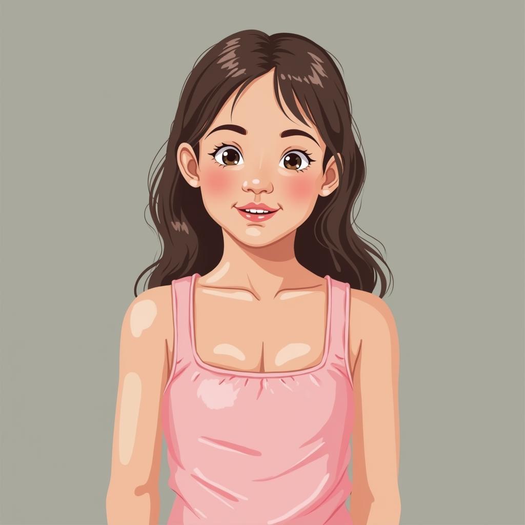 Hình ảnh phát triển vú ở bé gái là một dấu hiệu dậy thì sớm